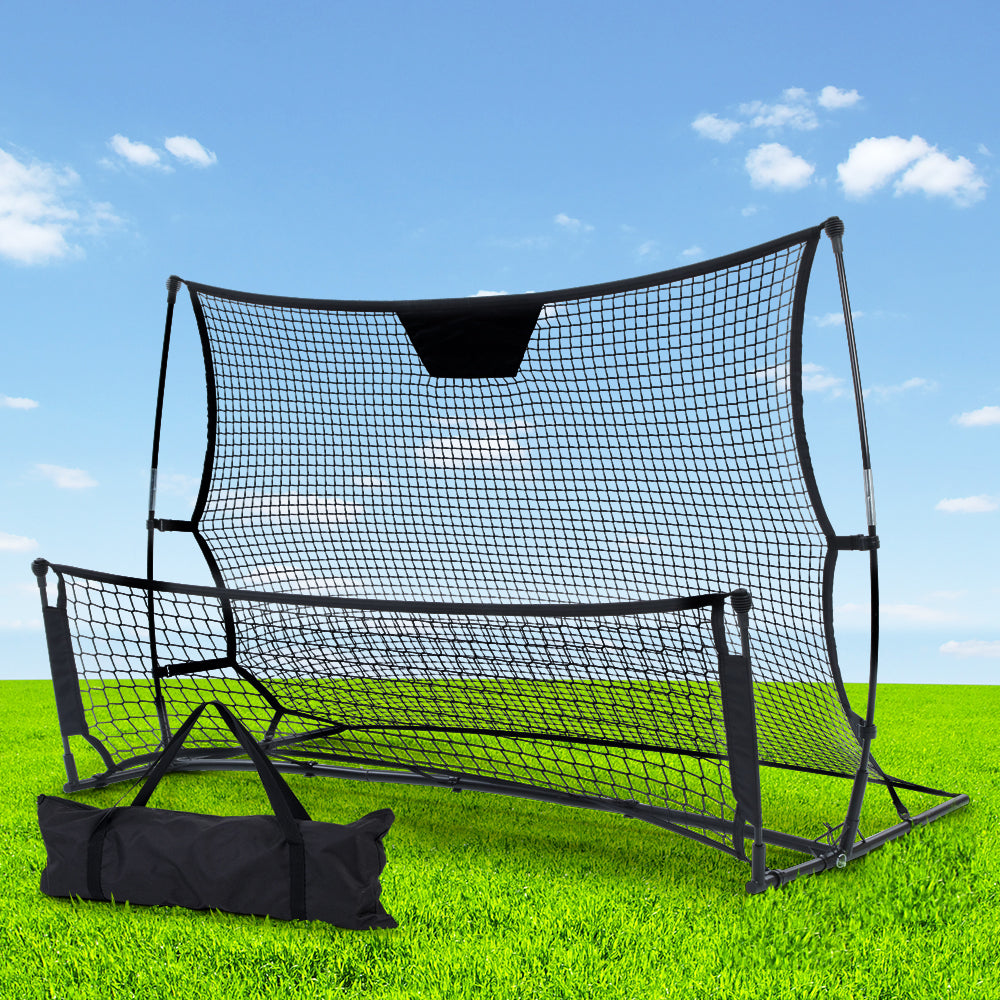 Portable Soccer Rebounder Net Volley Training Football Goal Pass Trainer - image7