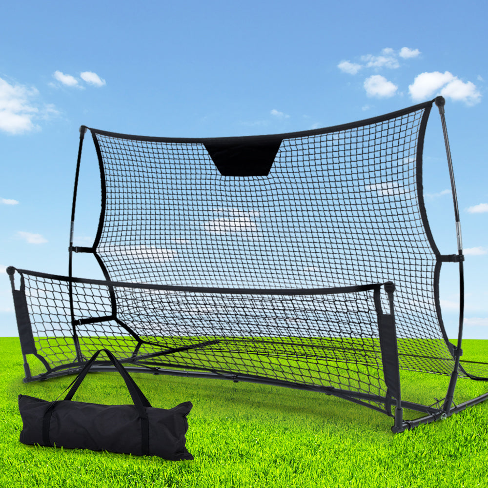 Portable Soccer Rebounder Net Volley Training Football Goal Trainer XL - image7