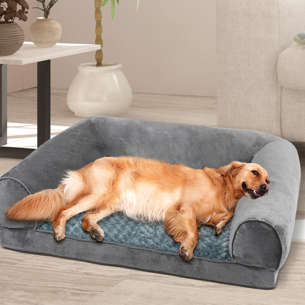 Pet Bed Sofa Dog Beds Bedding Soft Warm Mattress Cushion Pillow Mat Plush XL - image8