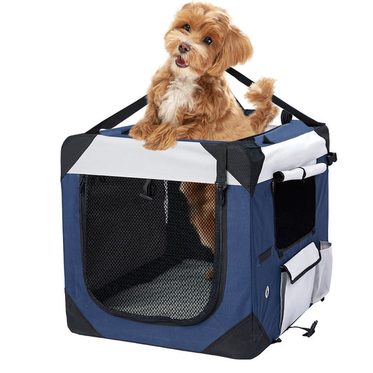 Pet Carrier Bag Dog Puppy Spacious Outdoor Travel Hand Portable Crate M - image1