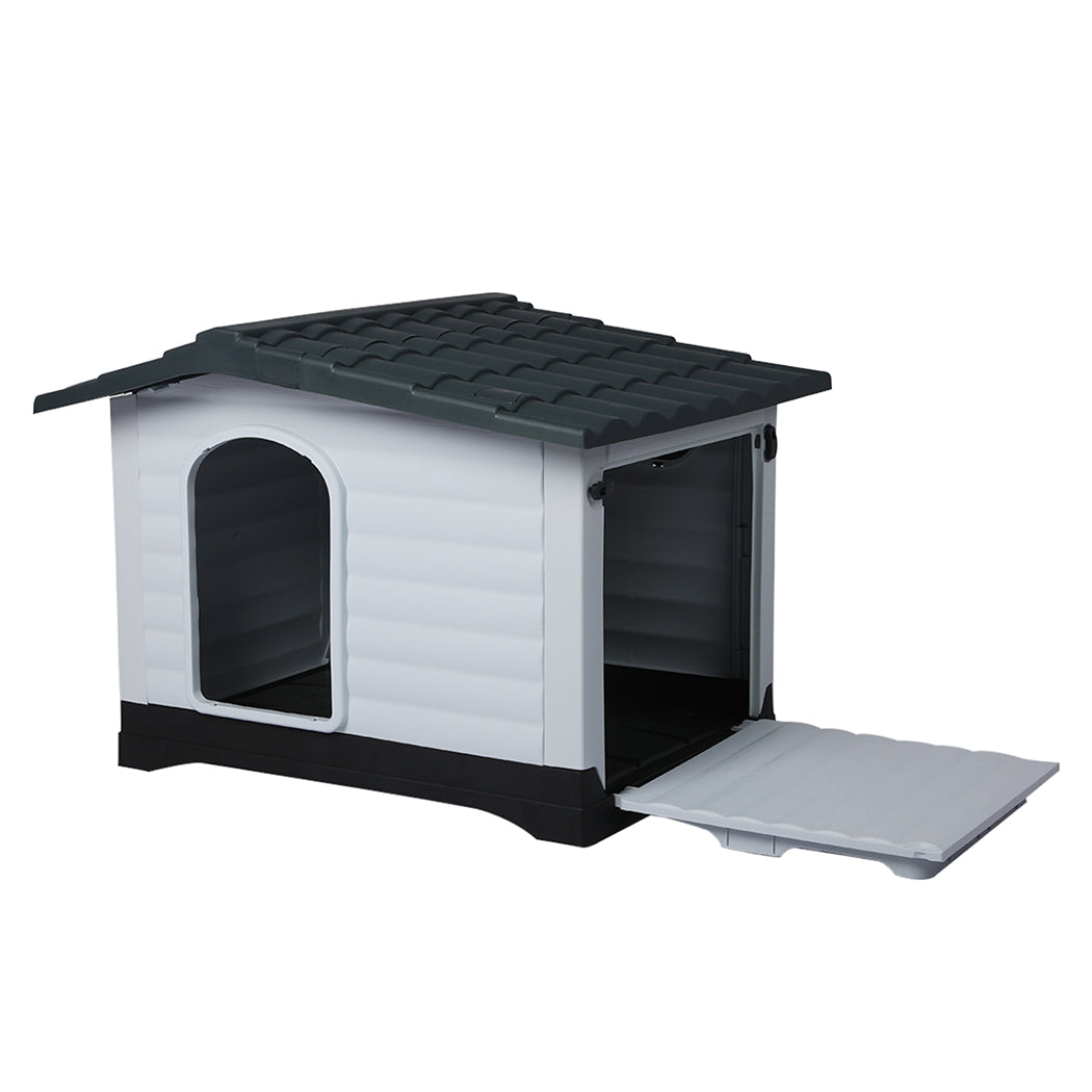 Dog Kennel Outdoor Indoor Pet Plastic Garden Large House Weatherproof Outside - image1