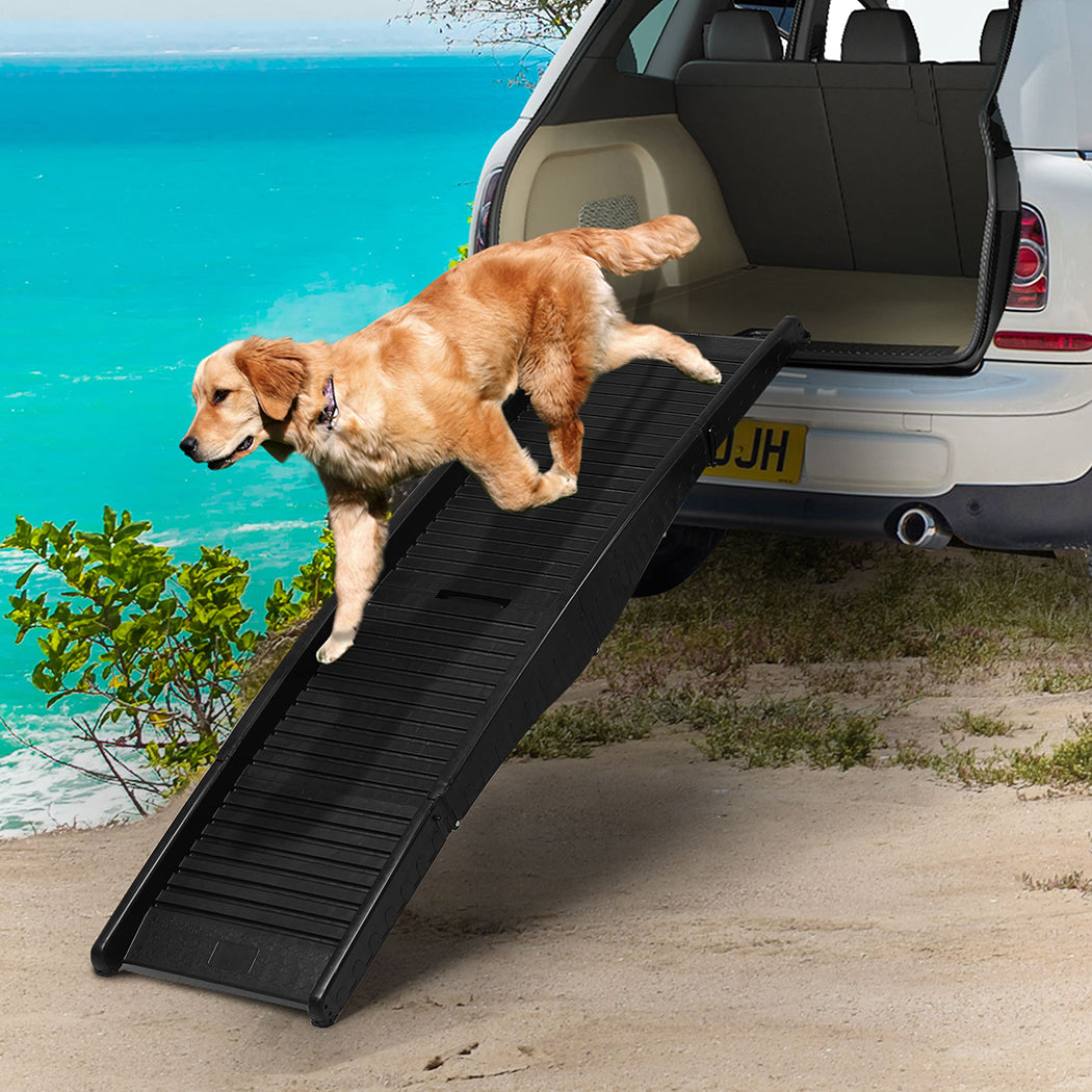 Dog Ramp Pet Car Suv Travel Stair Step Foldable Portable Lightweight Ladder - image7