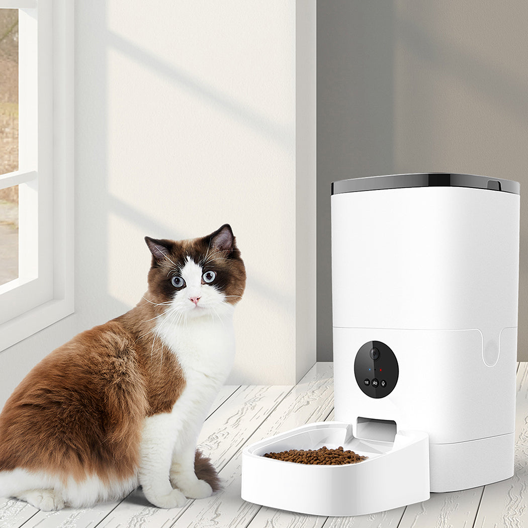 Auto Feeder Pet Automatic Camera Cat Dog Smart Hd Wifi App Food Dispenser - image7