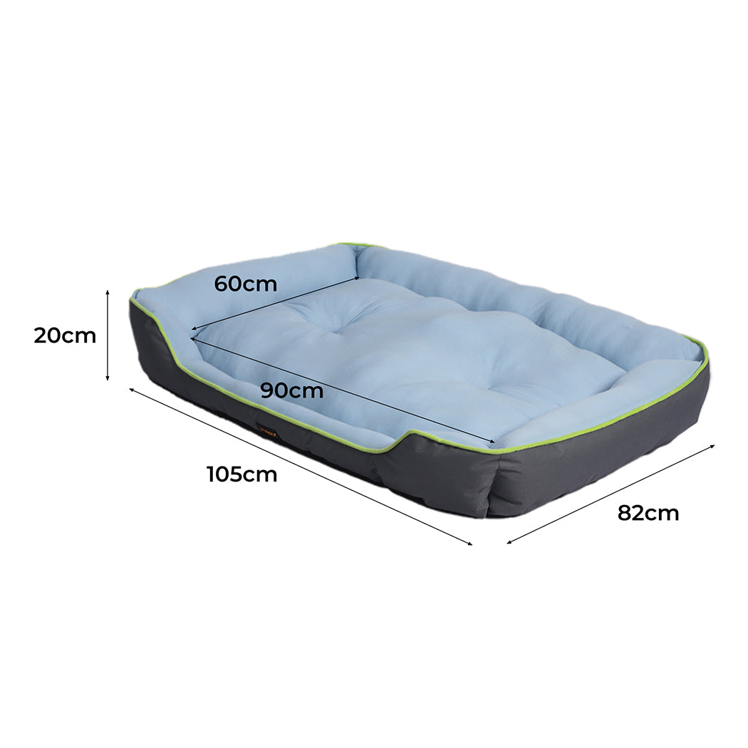 Pet Cooling Bed Sofa  Mat Bolster Insect Prevention Summer XL - image3