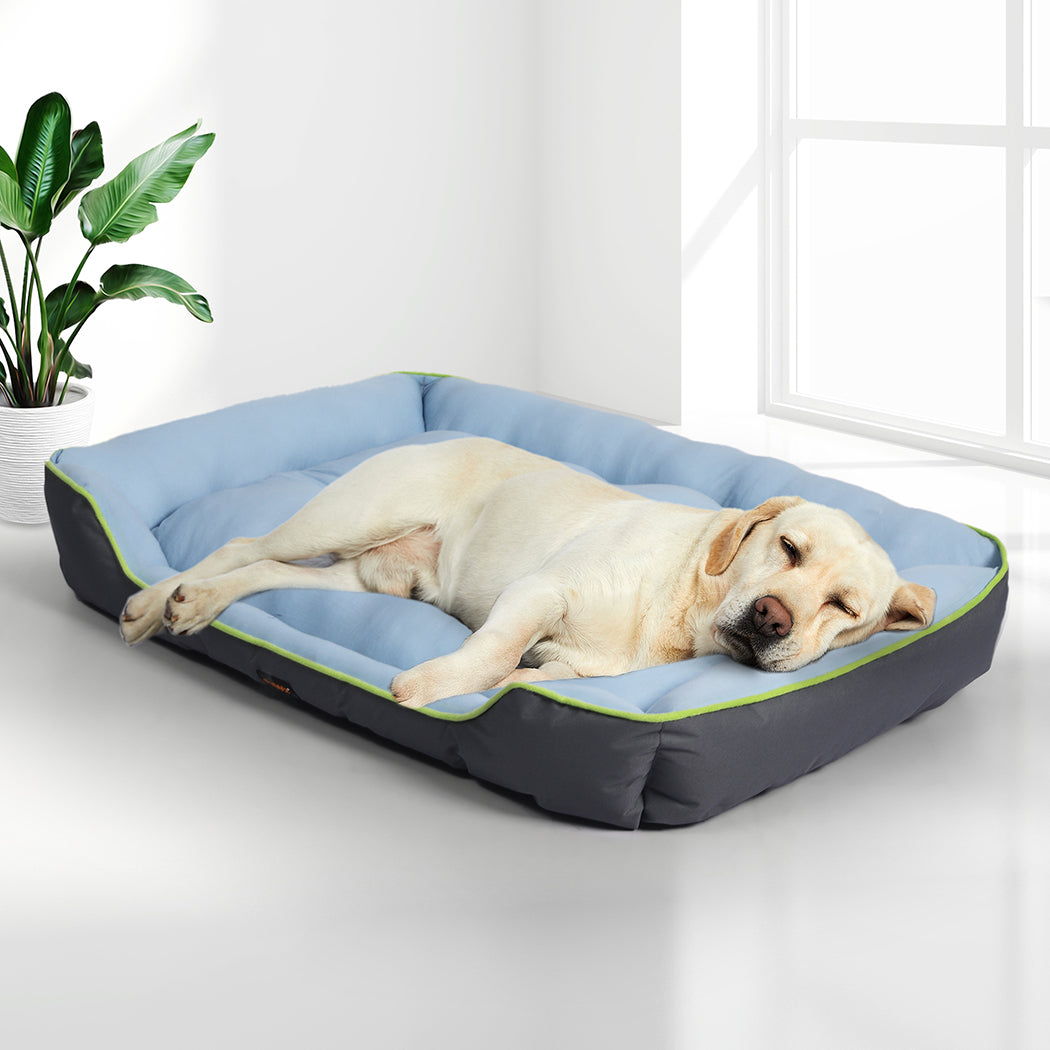 Pet Cooling Bed Sofa  Mat Bolster Insect Prevention Summer XL - image7