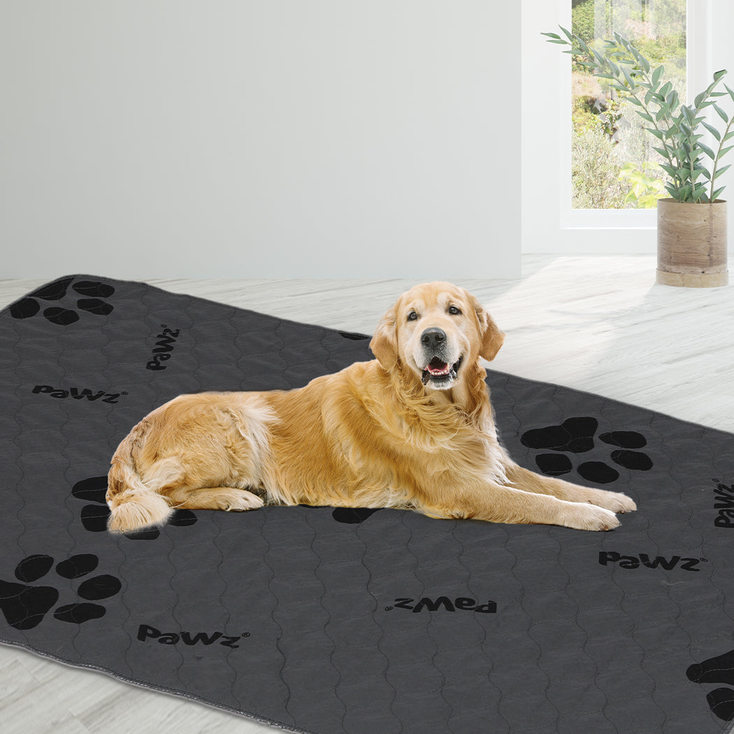 4x Washable Dog Puppy Training Pad Pee Puppy Reusable Cushion Jumbo Grey - image8