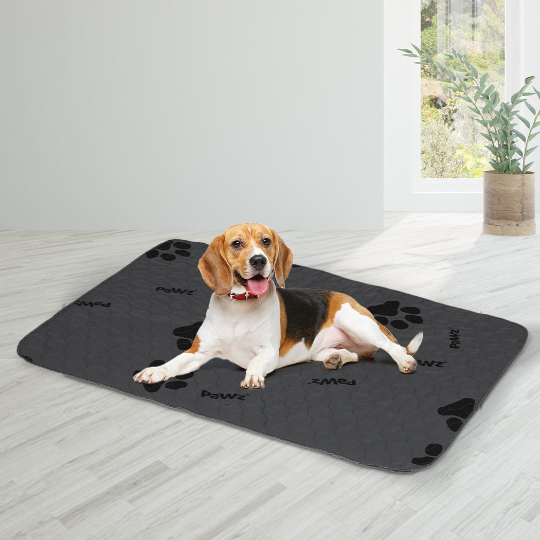 4x Washable Dog Puppy Training Pad Pee Puppy Reusable Cushion XL Grey - image8