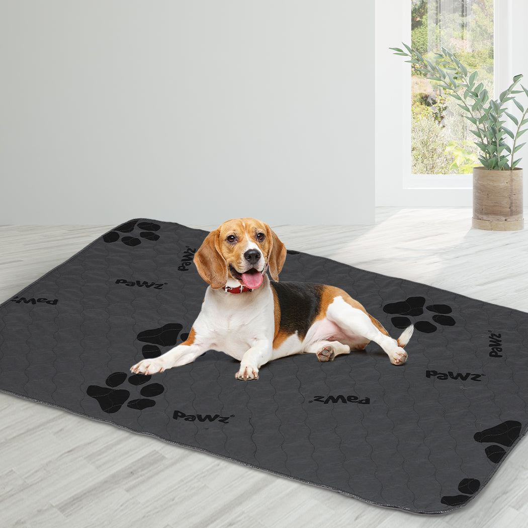 4x Washable Dog Puppy Training Pad Pee Puppy Reusable Cushion XXL Grey - image8