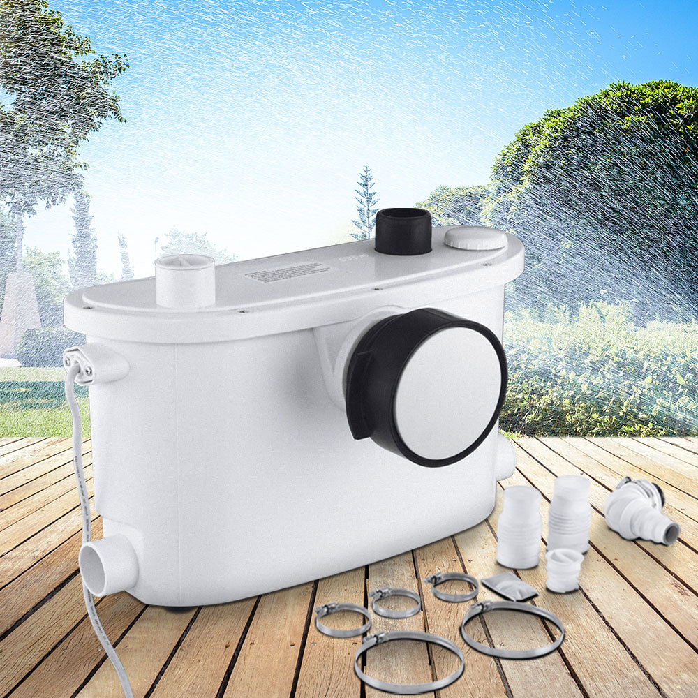 Macerator Sewerage Pump Waste Toilet Sewage Water Disposal Marine Basement Clean - image9