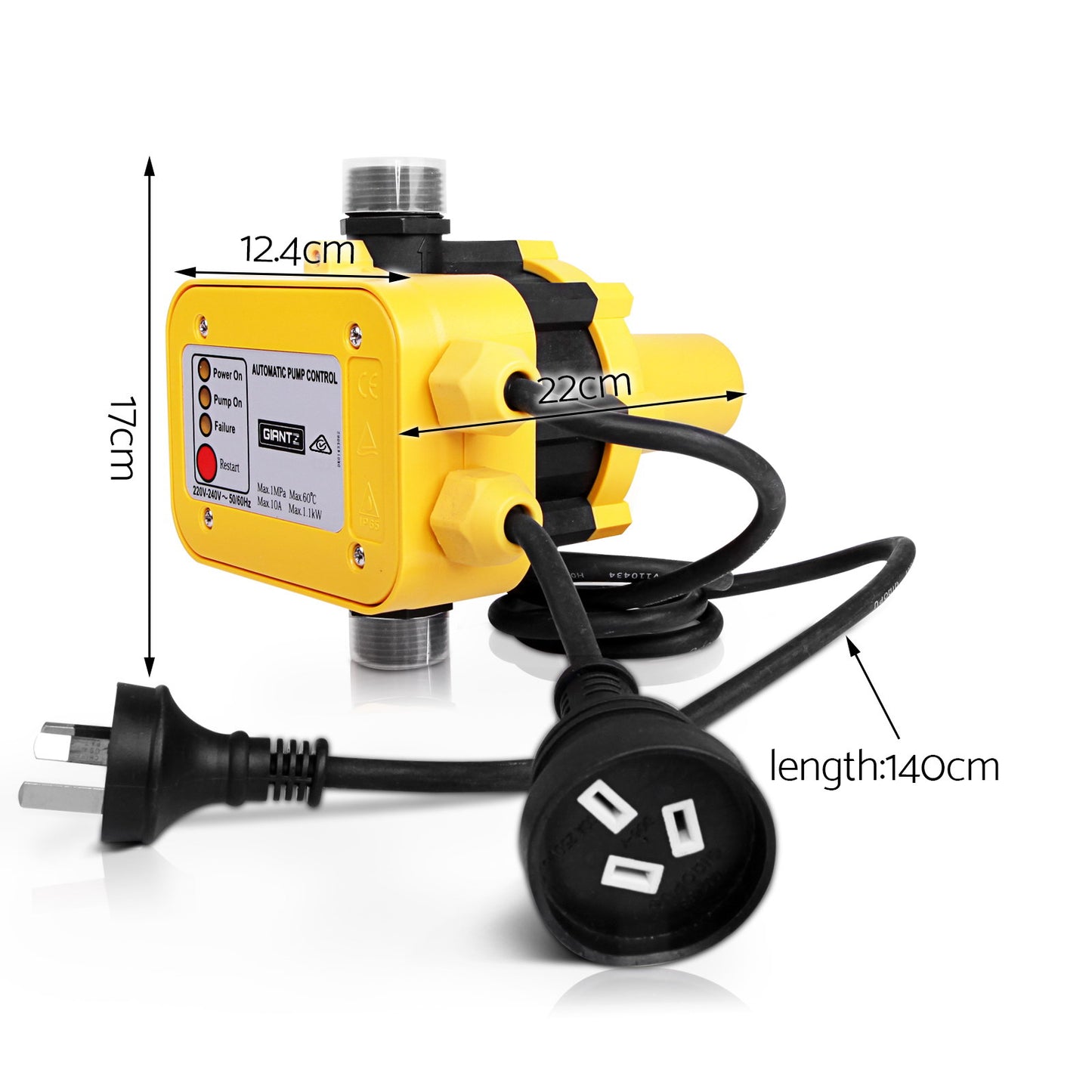 Automatic Electronic Water Pump Controller - Yellow - image2