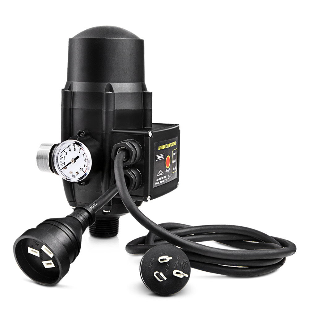 Adjustable Automatic Electronic Water Pump Controller - Black - image1