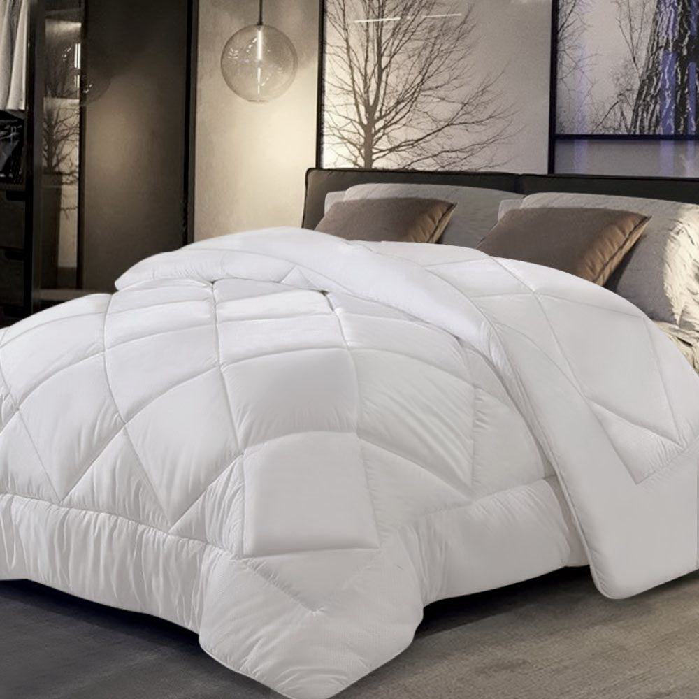 Bedding Bamboo Microfiber Microfibre Quilt Duvet Cover Doona Winter King - image7