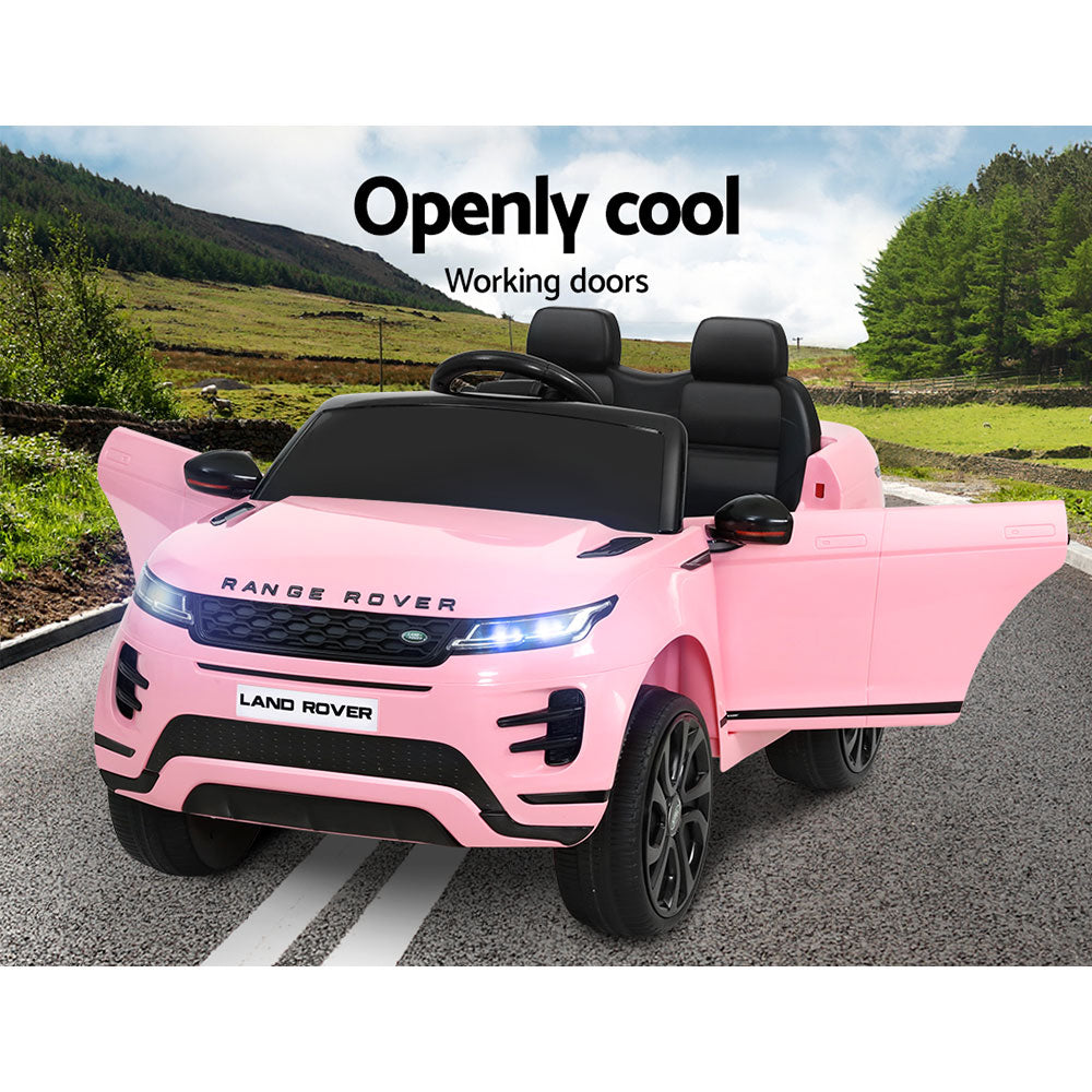 Kids Ride On Car Licensed Land Rover 12V Electric Car Toys Battery Remote Pink - image11