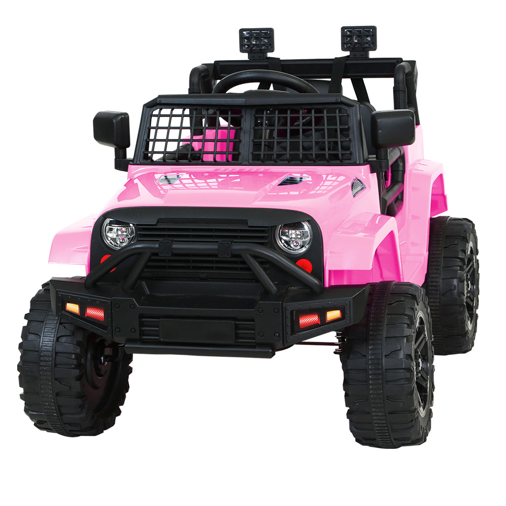 Rigo Kids Ride On Car Electric 12V Car Toys Jeep Battery Remote Control Pink - image3