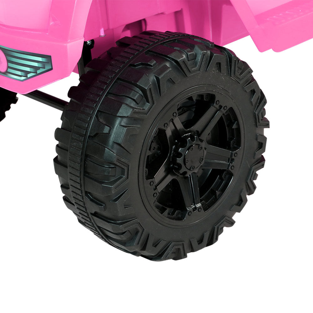 Rigo Kids Ride On Car Electric 12V Car Toys Jeep Battery Remote Control Pink - image6