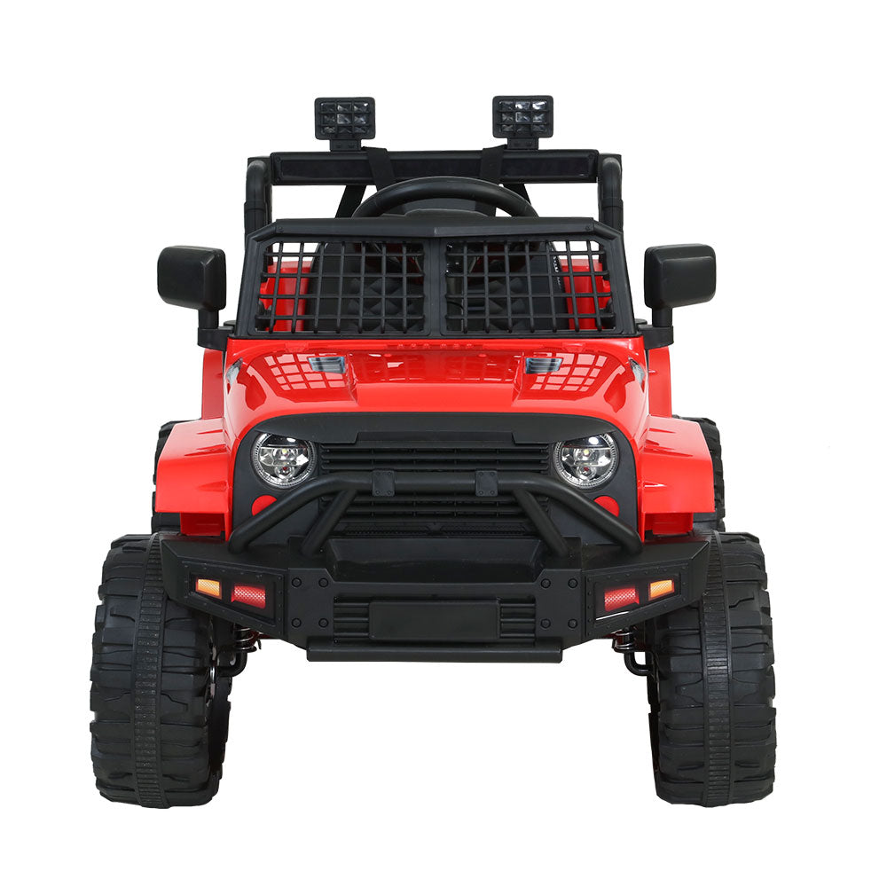 Rigo Kids Ride On Car Electric 12V Car Toys Jeep Battery Remote Control Red - image3