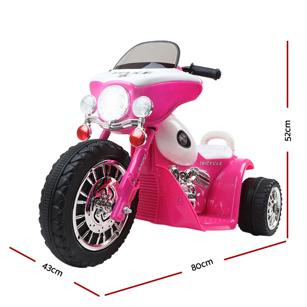 Rigo Kids Ride On Motorcycle Motorbike Car Harley Style Electric Toy Police Bike - image2