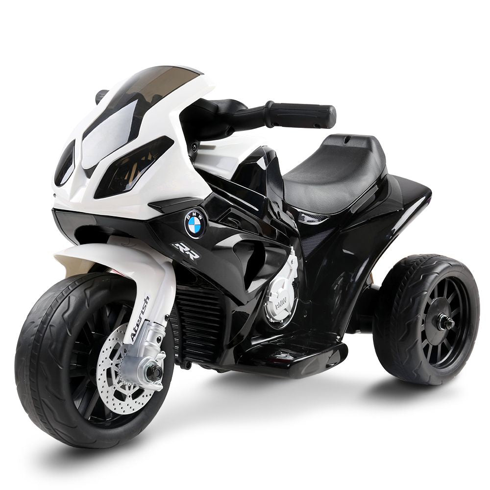 Kids Ride On Motorbike BMW Licensed S1000RR Motorcycle Car Black - image1