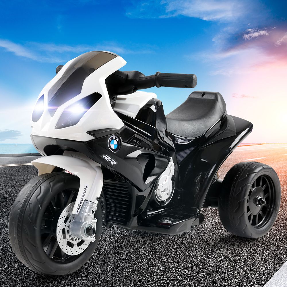 Kids Ride On Motorbike BMW Licensed S1000RR Motorcycle Car Black - image7