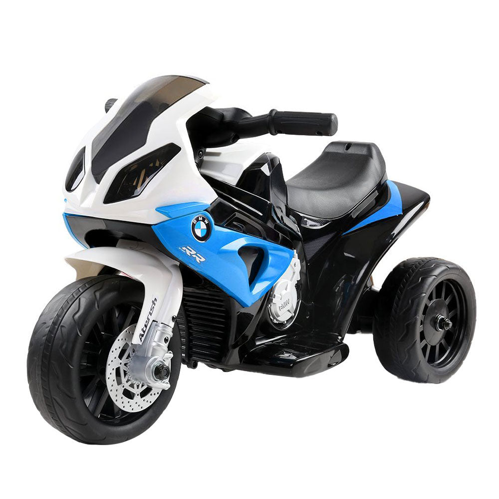 Kids Ride On Motorbike BMW Licensed S1000RR Motorcycle Car Blue - image1