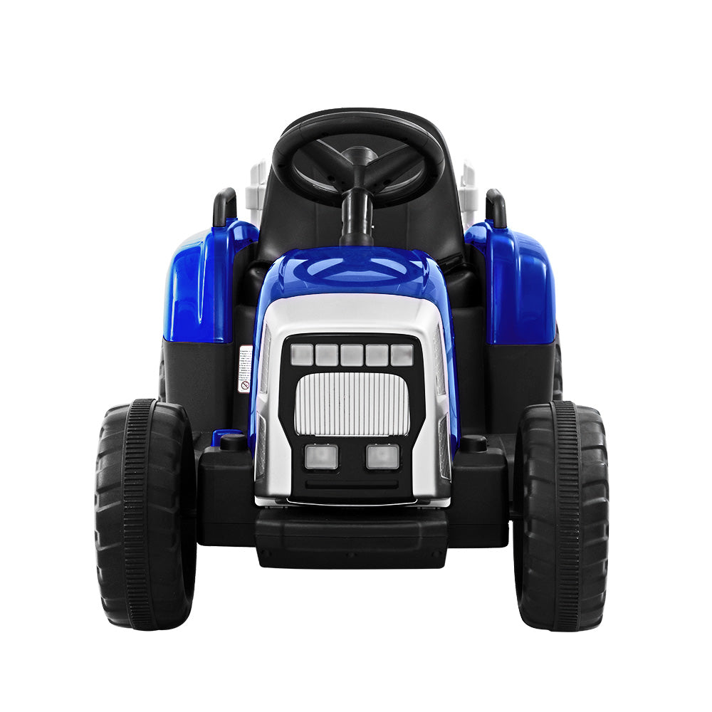 Rigo Ride On Car Tractor Toy Kids Electric Cars 12V Battery Child Toddlers Blue - image4