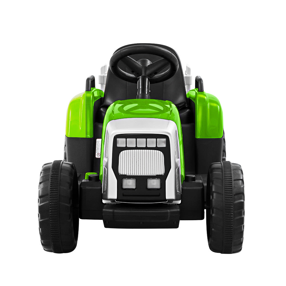 Rigo Ride On Car Tractor Toy Kids Electric Cars 12V Battery Child Toddlers Green - image4