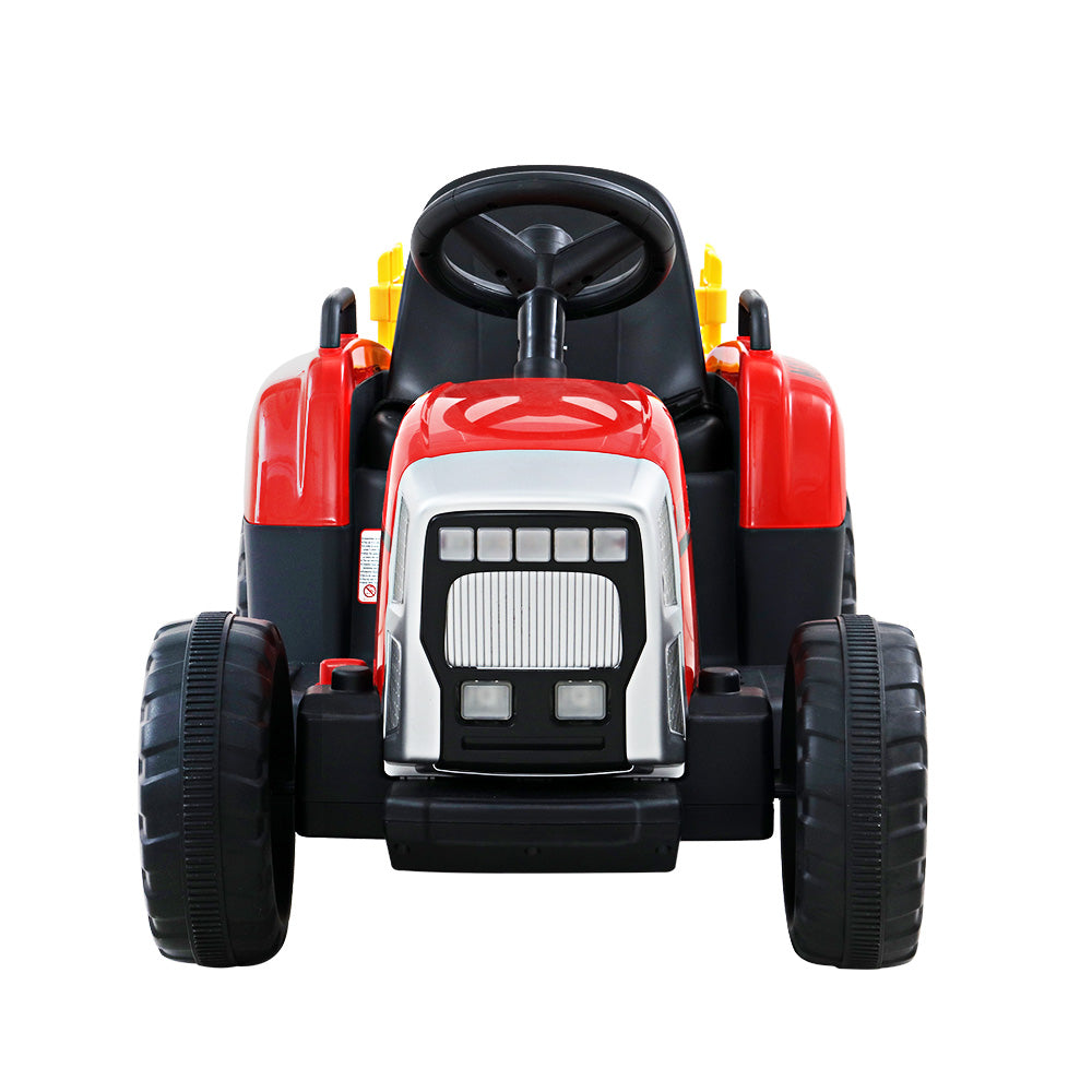 Rigo Ride On Car Tractor Toy Kids Electric Cars 12V Battery Child Toddlers Red - image4