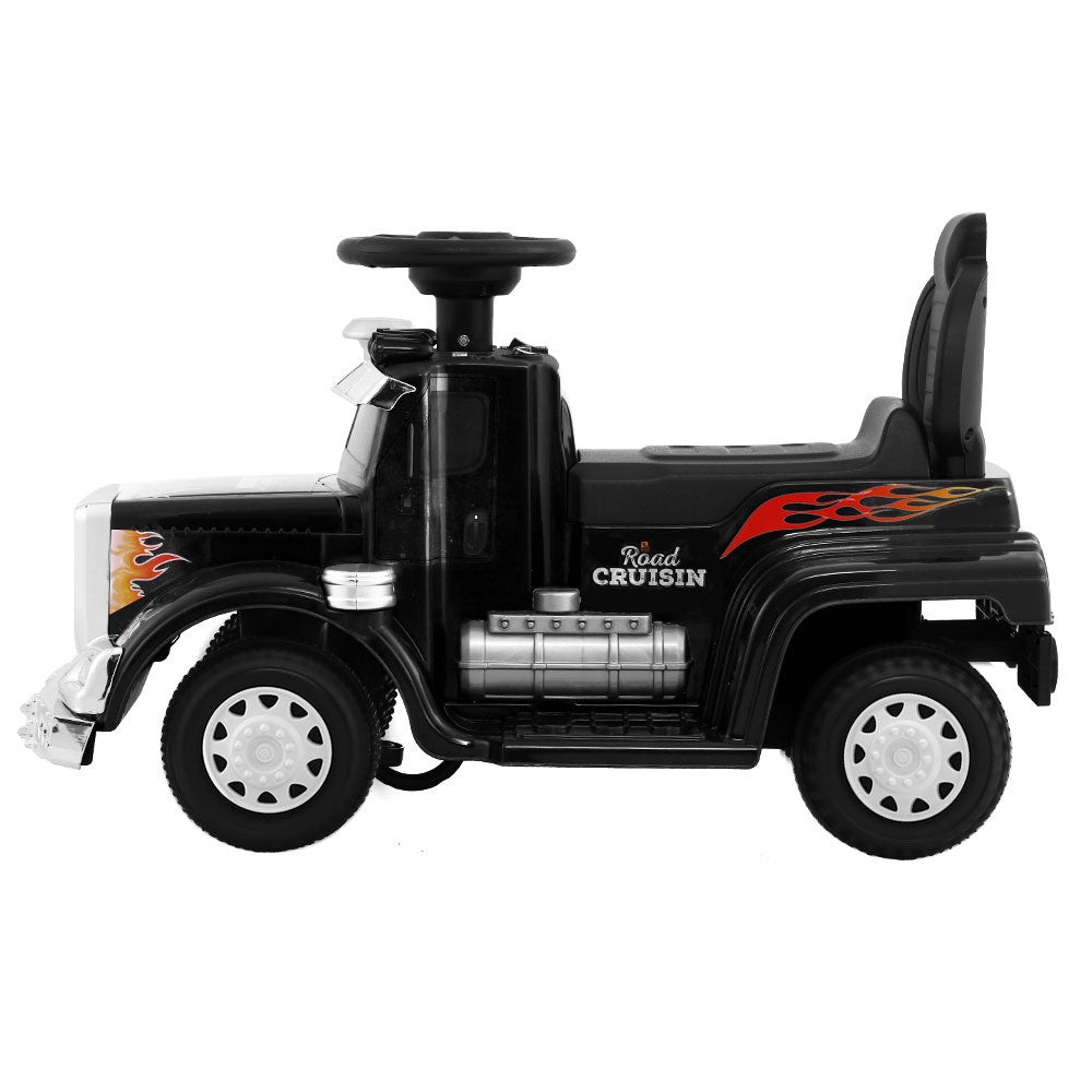 Ride On Cars Kids Electric Toys Car Battery Truck Childrens Motorbike Toy Rigo Black - image4