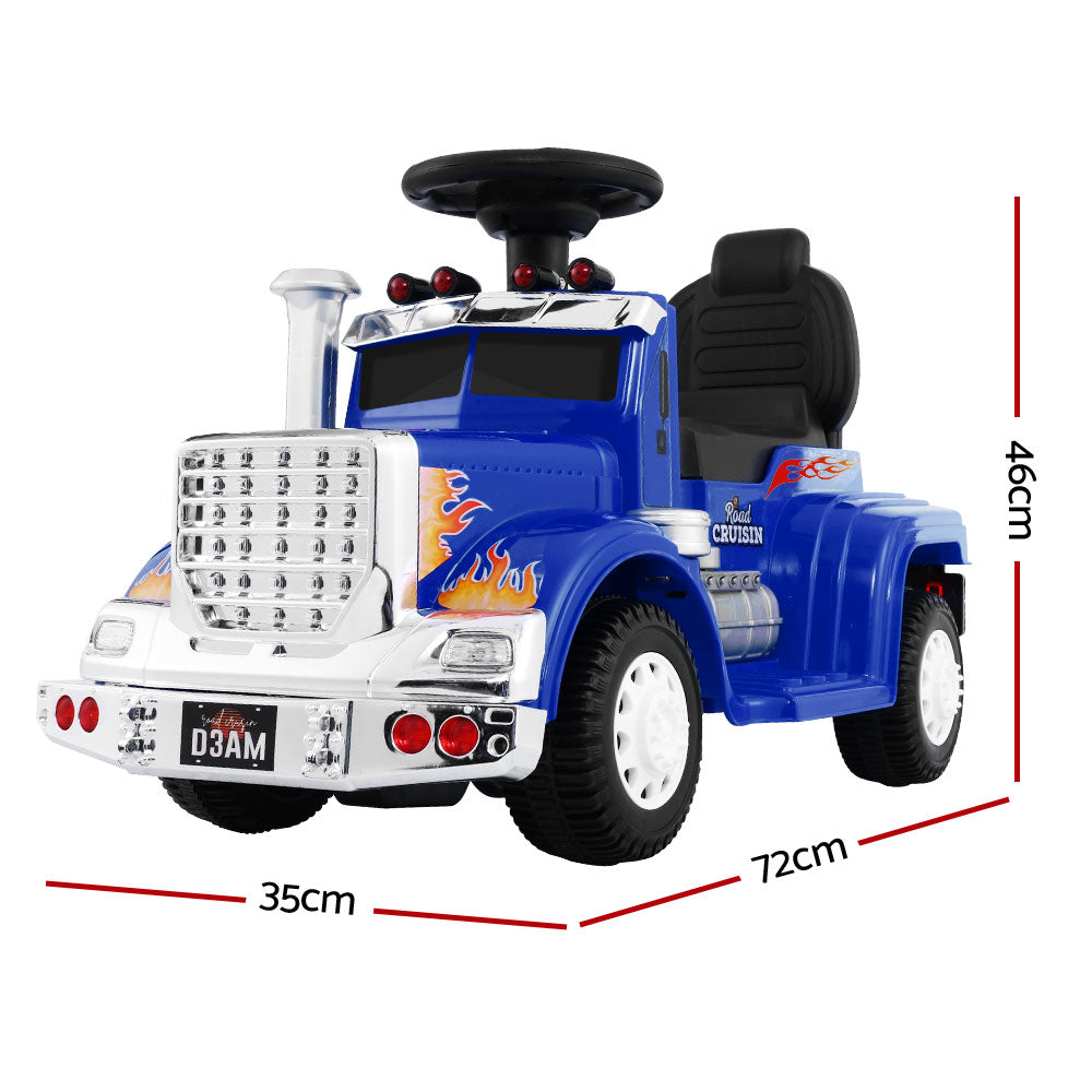 Ride On Cars Kids Electric Toys Car Battery Truck Childrens Motorbike Toy Rigo Blue - image2