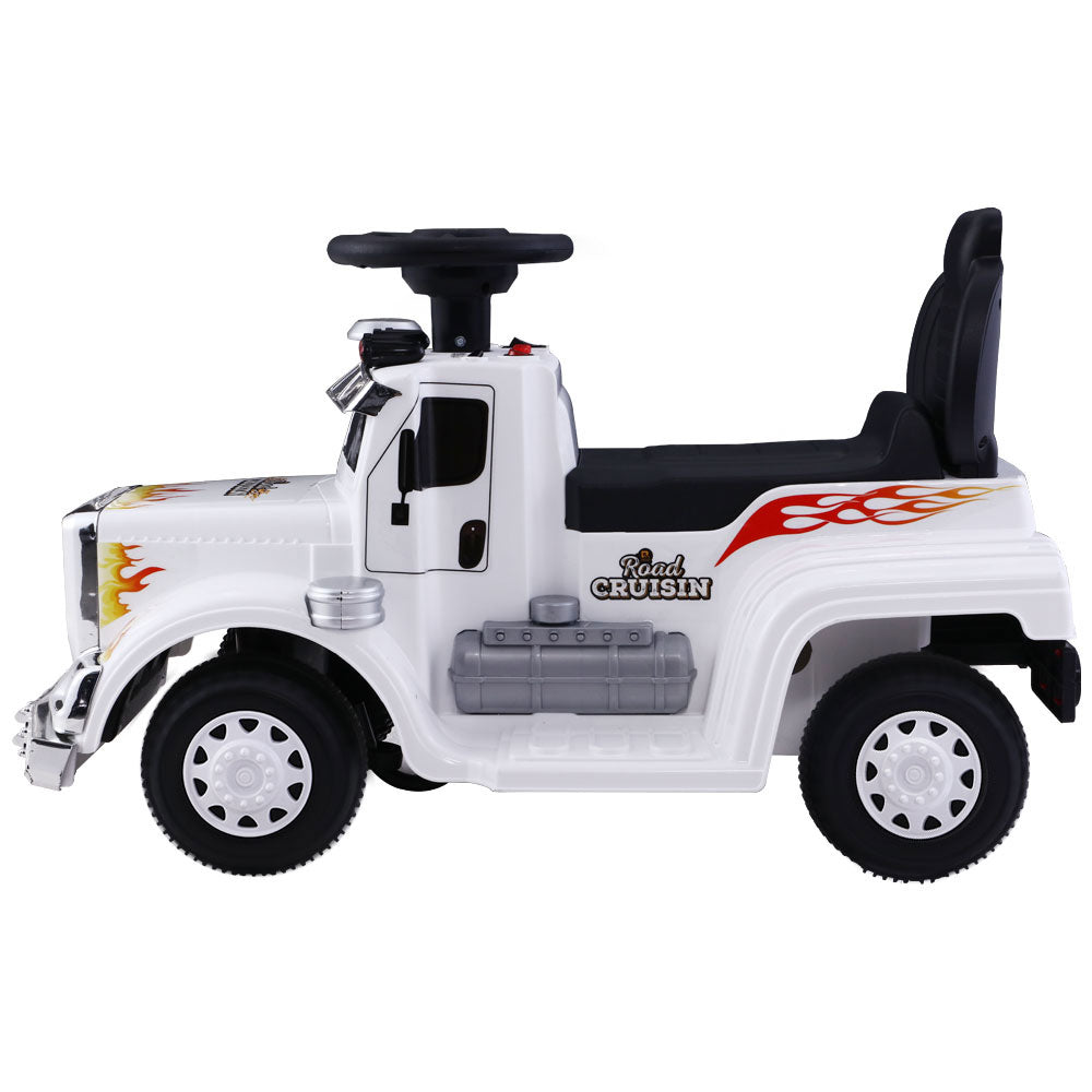 Ride On Cars Kids Electric Toys Car Battery Truck Childrens Motorbike Toy Rigo White - image4