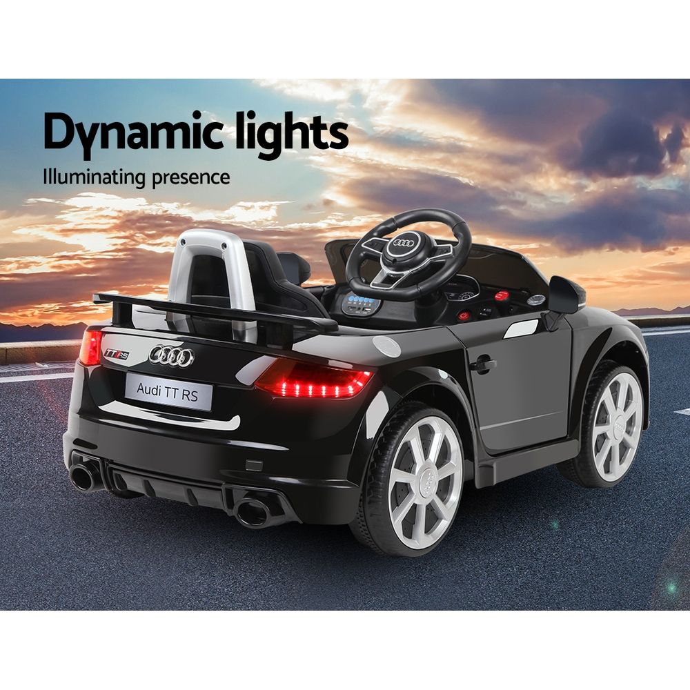 Kids Ride On Car Audi Licensed TT RS Black - image4