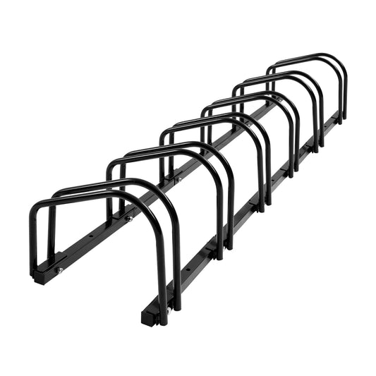 6-Bikes Stand Bicycle Bike Rack Floor Parking Instant Storage Cycling Portable - image1