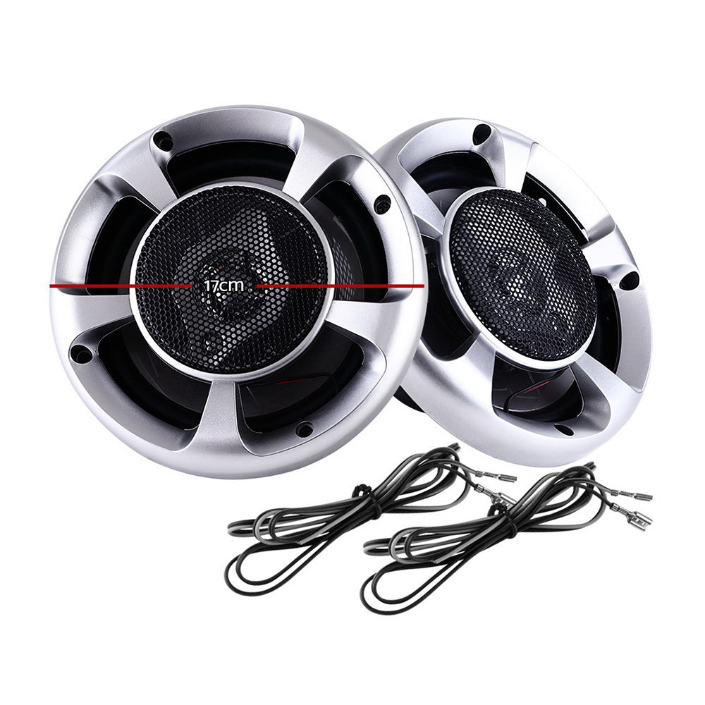 Set of 2 6.5inch LED Light Car Speakers - image2