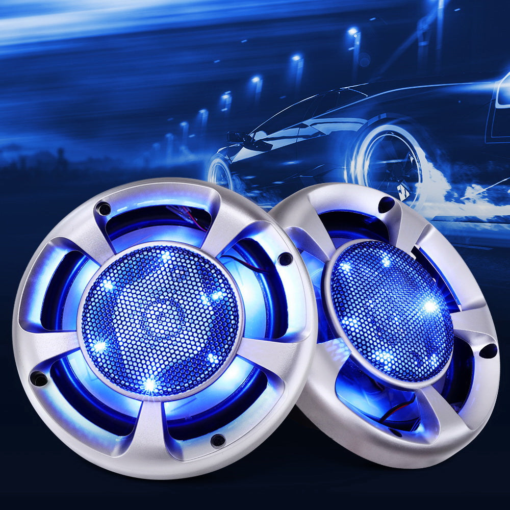 Set of 2 6.5inch LED Light Car Speakers - image7