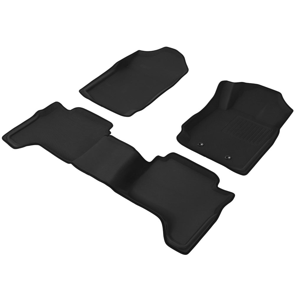 Ford Ranger Car Floor Mats PX PX2 PX3 Dual Cab 2011-2019 3D Rubber - image2