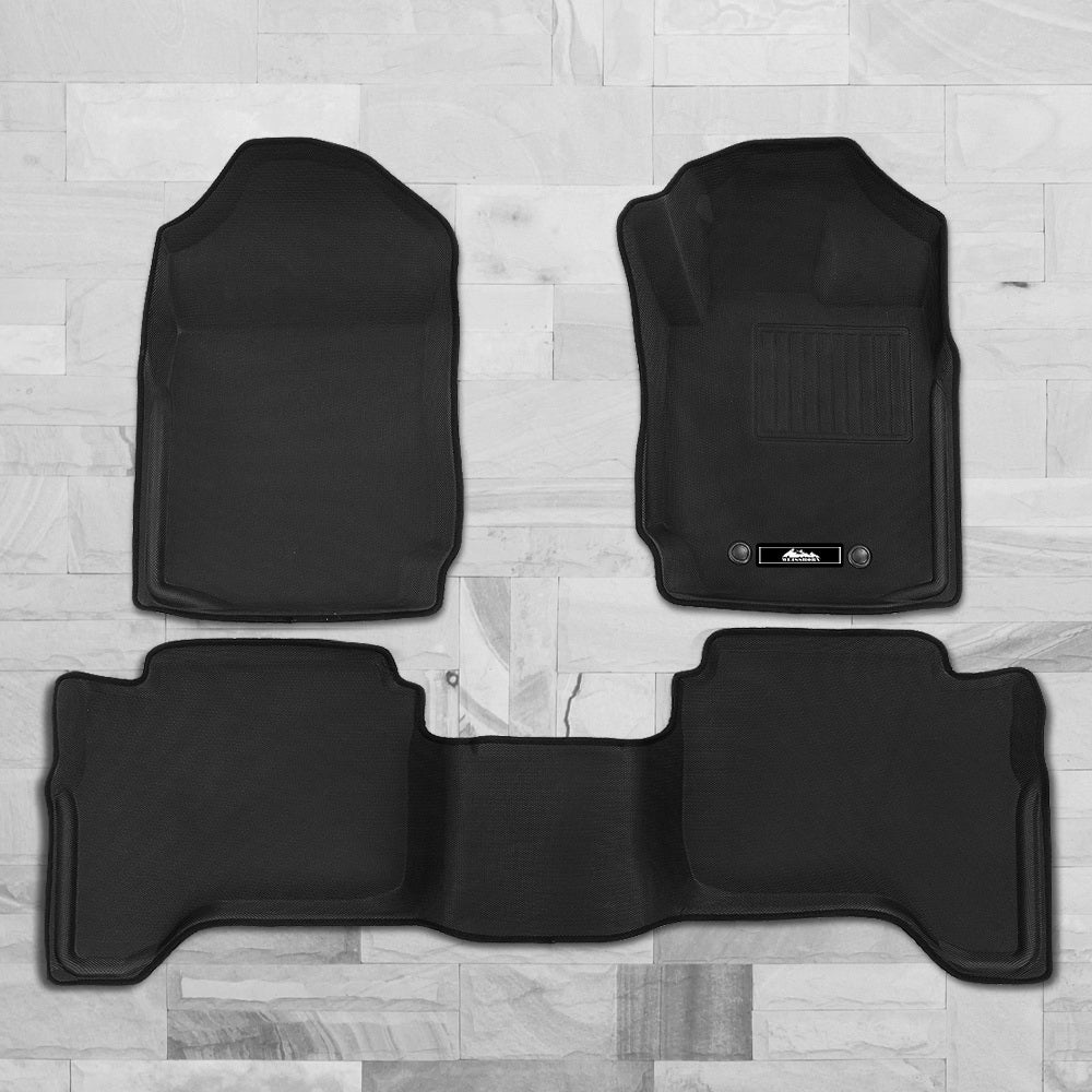 Ford Ranger Car Floor Mats PX PX2 PX3 Dual Cab 2011-2019 3D Rubber - image7