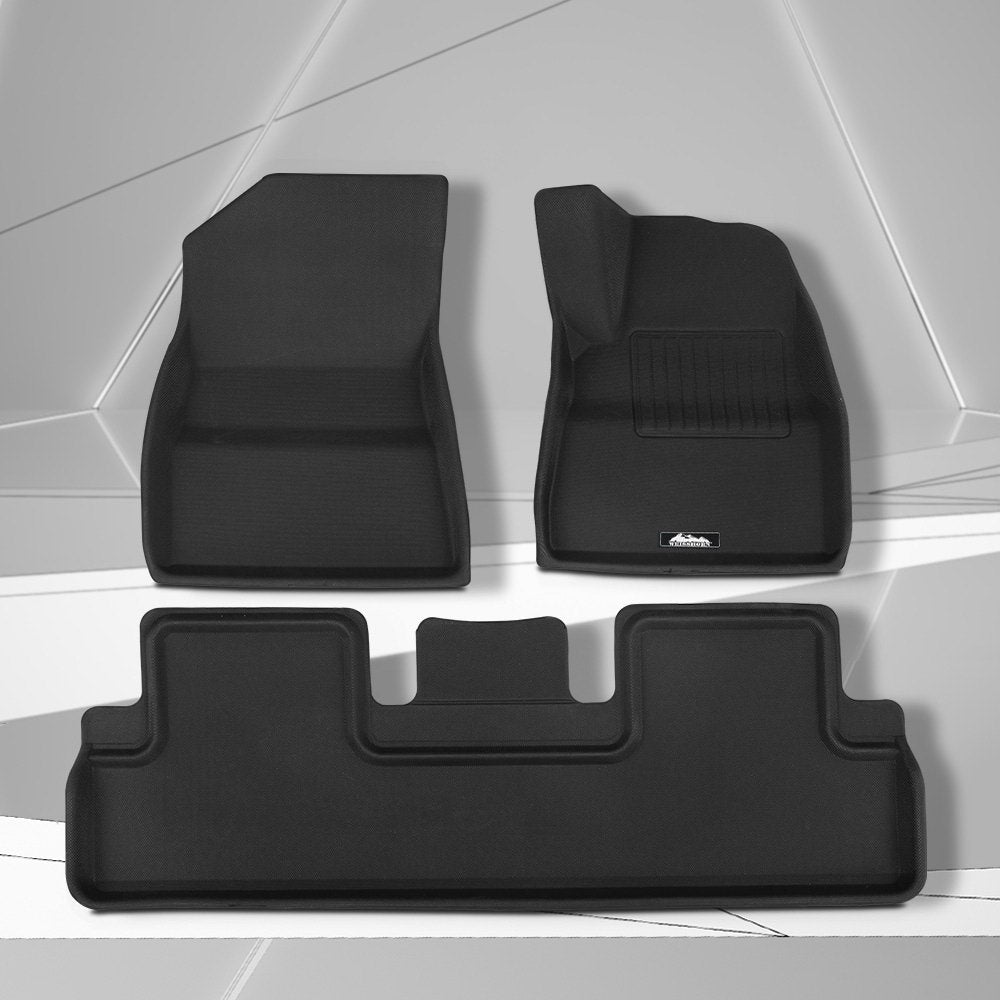 Tesla Model 3 Car Rubber Floor Mats Front & Rear 2021-2022 - image8