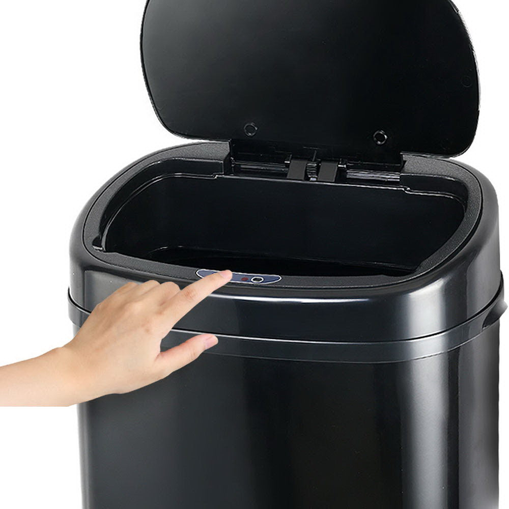 58L Motion Sensor Rubbish Bin - Black - image5