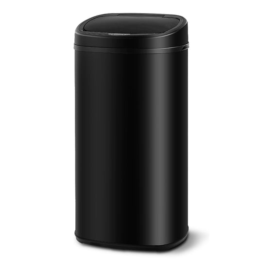 68L Motion Sensor Rubbish Bin - Black - image1