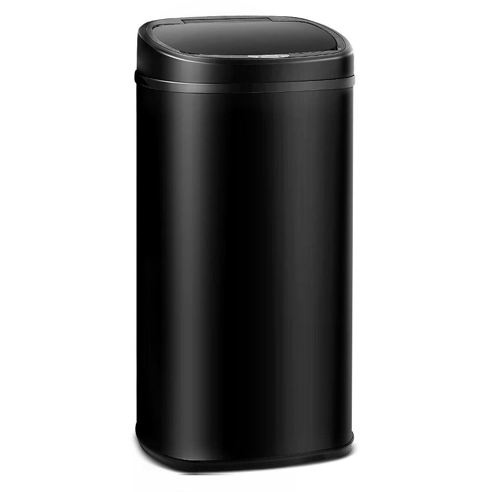 68L Motion Sensor Rubbish Bin - Black - image3