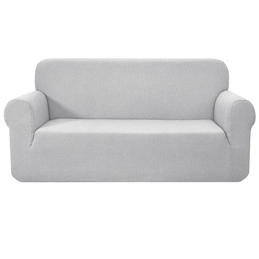 High Stretch Sofa Cover Couch Protector Slipcovers 3 Seater Grey - image1