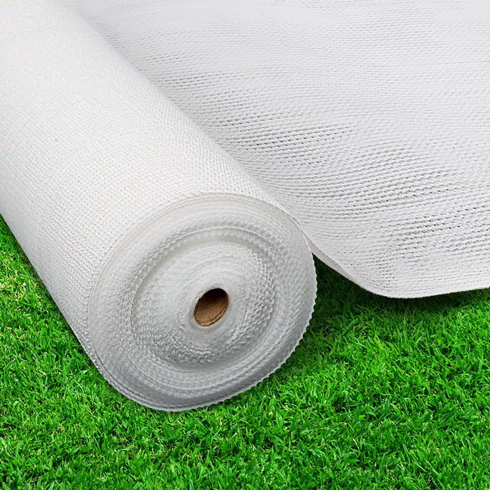 3.66x10m 50% UV Shade Cloth Shadecloth Sail Garden Mesh Roll Outdoor White - image7