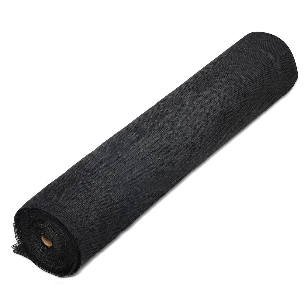 3.66x30m 30% UV Shade Cloth Shadecloth Sail Garden Mesh Roll Outdoor Black - image3