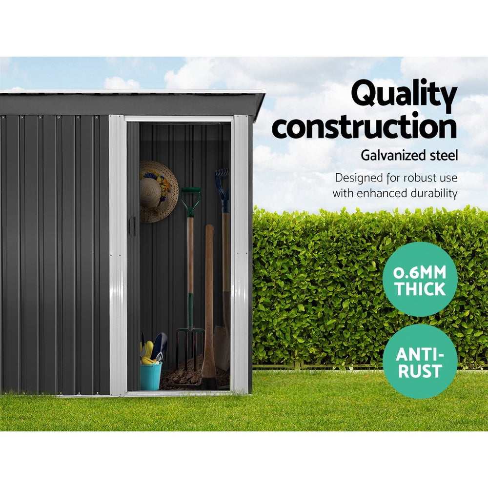 Garden Shed Outdoor Storage Sheds Tool Workshop 1.64x0.89M - image4