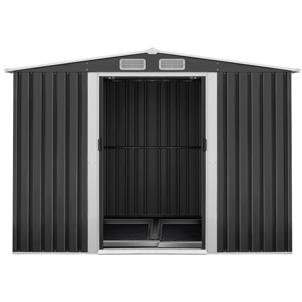 Garden Shed Outdoor Storage Sheds Tool Workshop 2.6x3.1x2M with Base - image3