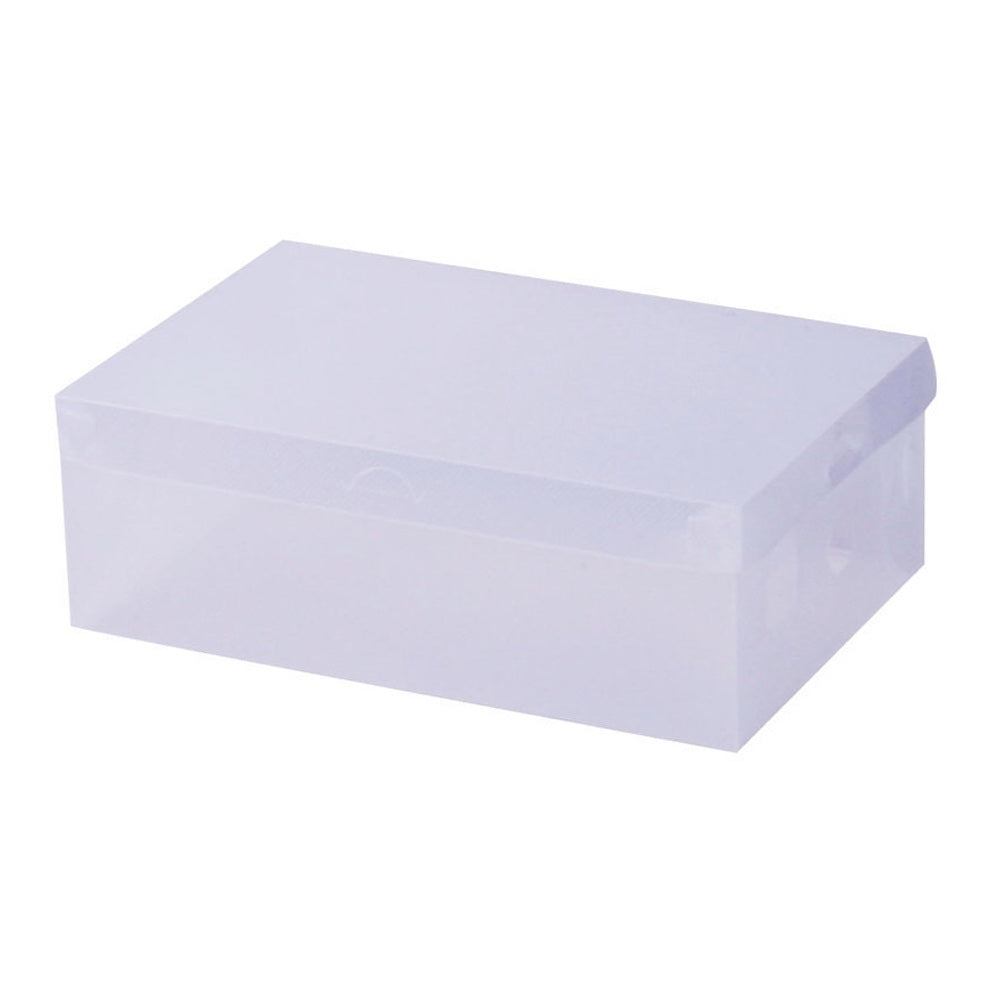 Set of 20 Clear Shoe Box Foldable Transparent Shoe Storage Stackable Case - image1