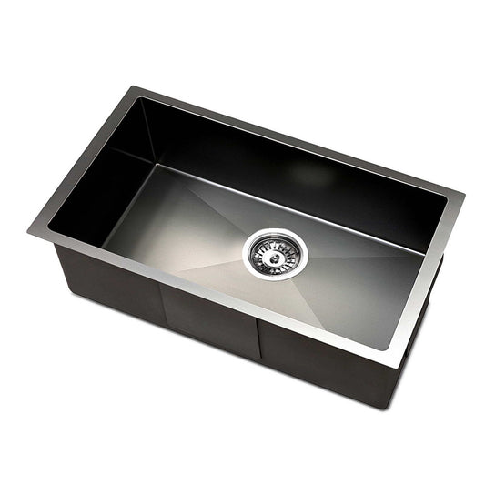 450 x 300mm Stainless Steel Sink - Black - image1