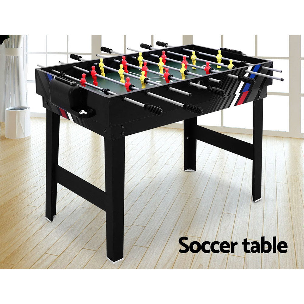 4FT 4-In-1 Soccer Table Tennis Ice Hockey Pool Game Football Foosball Kids Adult - image3