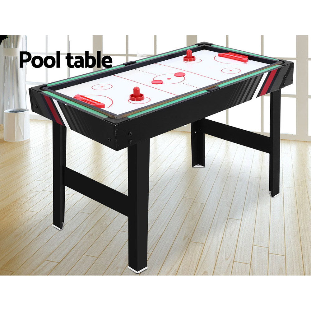 4FT 4-In-1 Soccer Table Tennis Ice Hockey Pool Game Football Foosball Kids Adult - image5