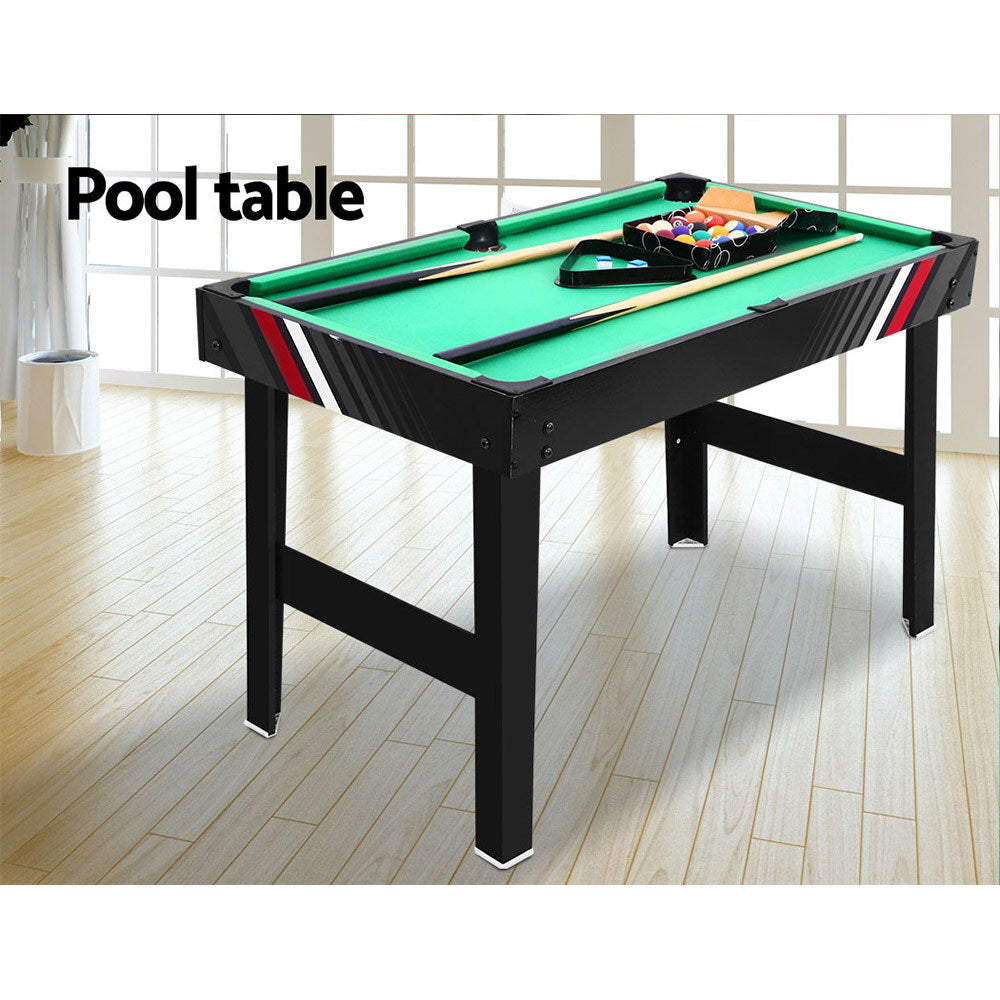 4FT 4-In-1 Soccer Table Tennis Ice Hockey Pool Game Football Foosball Kids Adult - image6